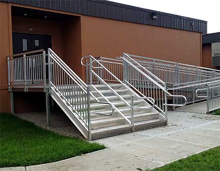 Commercial Ramp and stair